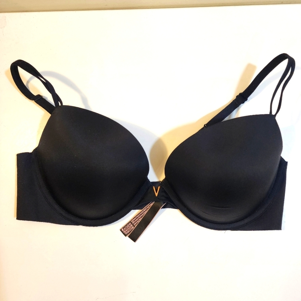 VICTORIA'S SECRET Black Push up Bra sizen 36D
